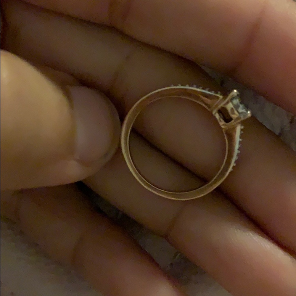 10k rose gold ring size4